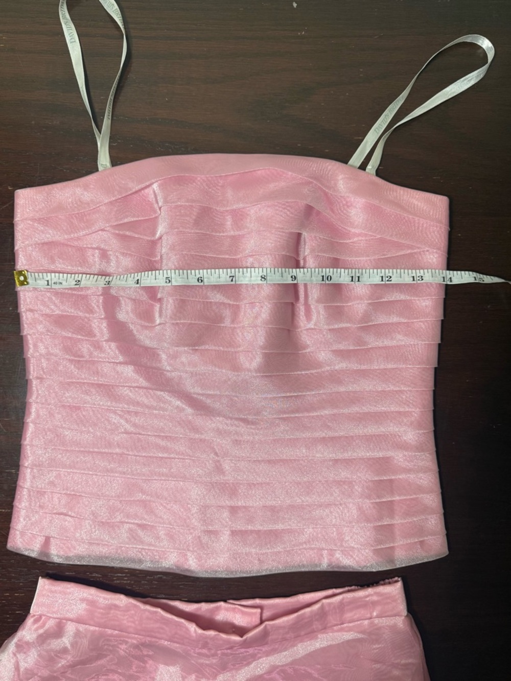 Michelangelo Light Pink Two-Piece Prom Dress Formal Size 2 - Picture 6 of 9